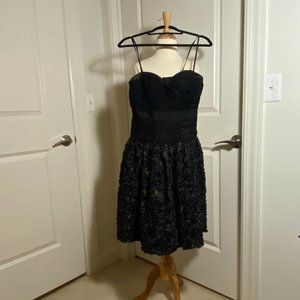 Monique Lhuillier ML Black Tie Party Dress